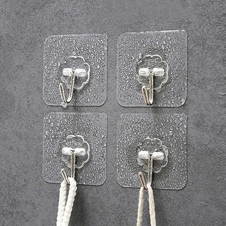 طقم هوك مرن لاصق لتعليق الملابس والاكسسوارات 6 قطع