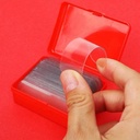 علبة دبل فيس مزدوج شفاف 60 قطعة لتثبيت الاغراض بدون حفر او تخريم