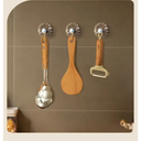 طقم هوك  3 قطع شفاف بلزق دبل فيس لتعليق الاكسسورات والملابس