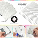 ورق حائط زجاجي ذاتي اللصق لتزيين الحوائط بديل الدهانات