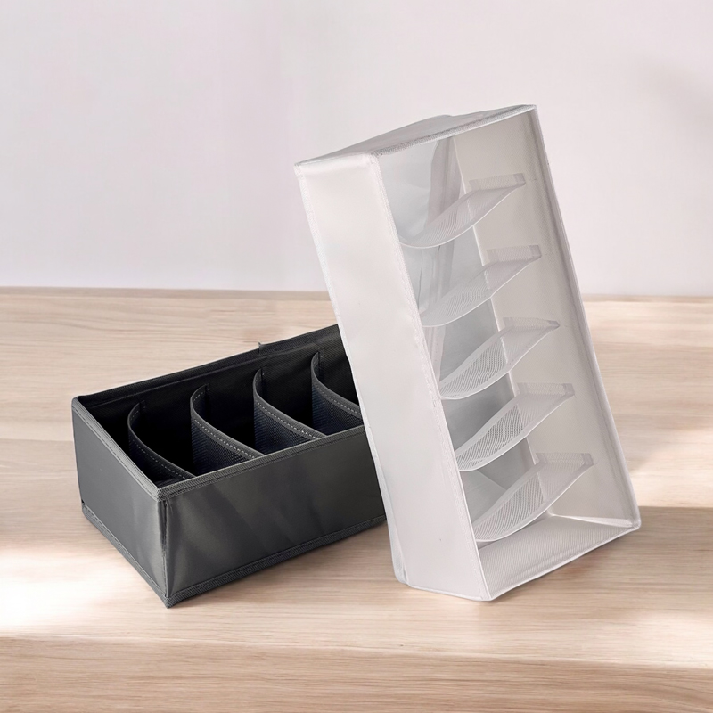 منظم ادراج للملابس الداخلية والجوارب مقاوم للماء 6 خانات