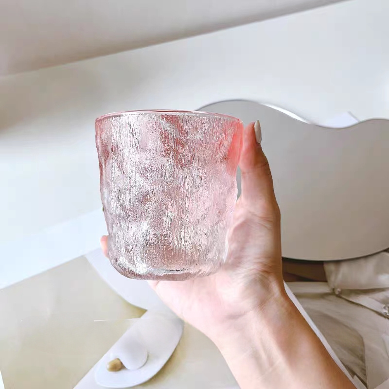 كوباية زجاج كريستال جليدي مموج 230 مللي