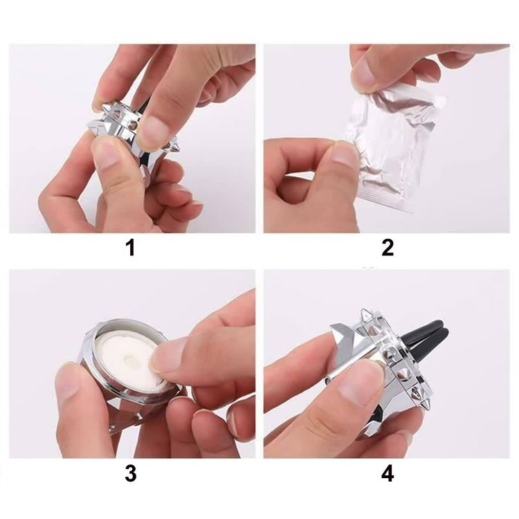 فواحة لتعطير السيارة تثبت في فتحات التكييف