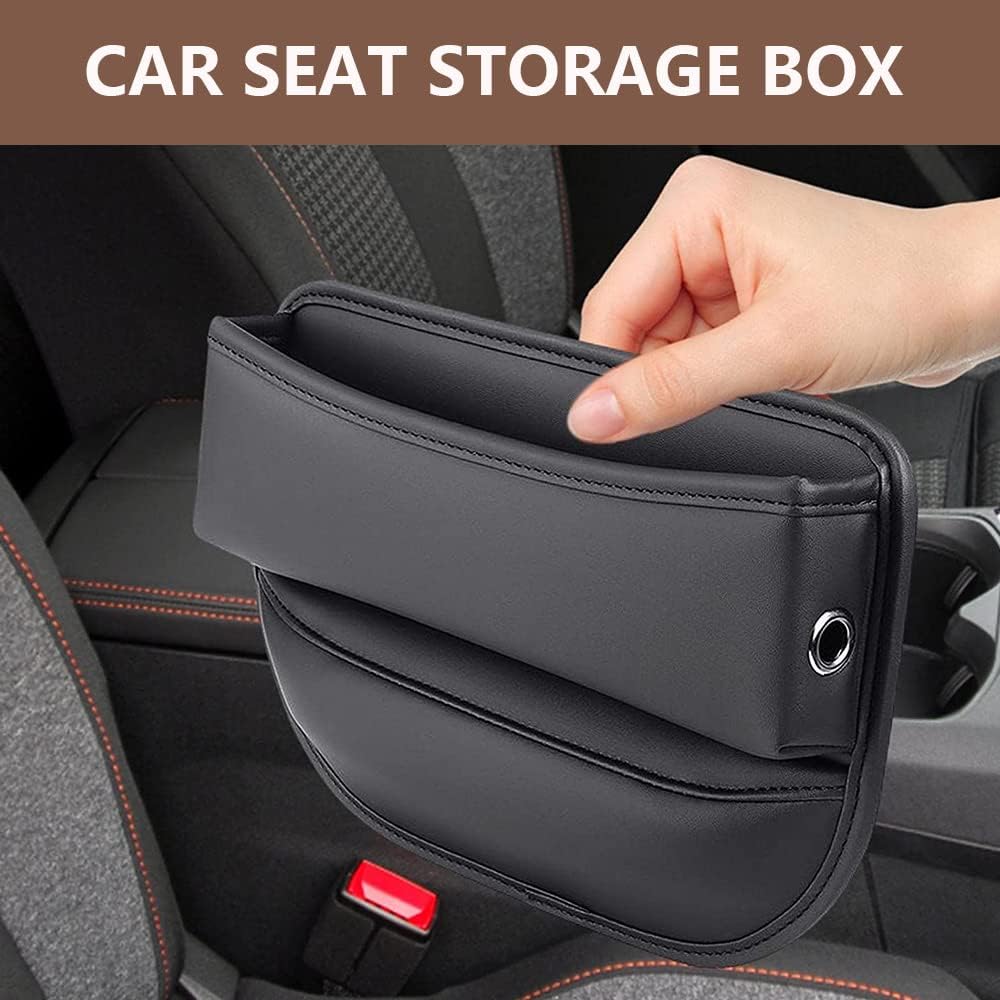 حامل ومنظم جوانب مقعد السيارة من الجلد