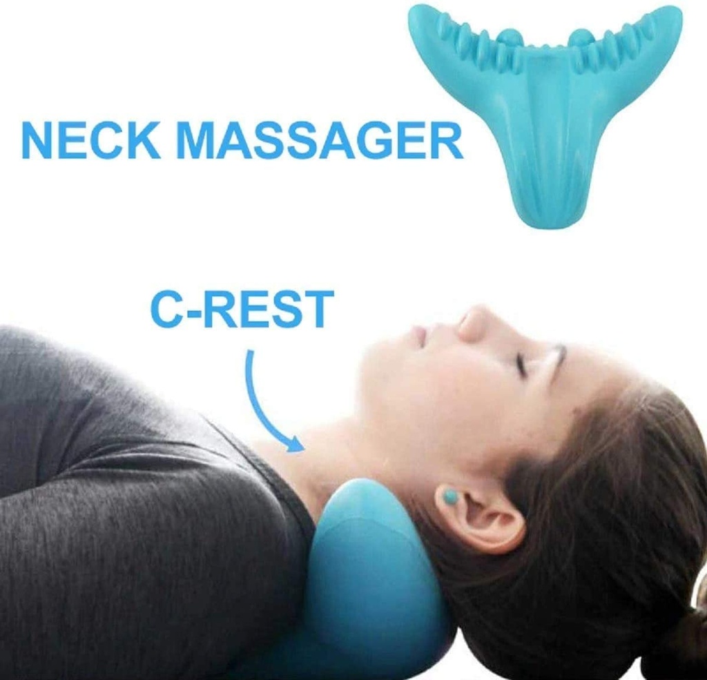 وسادة تدليك الرقبة والكتف بالضغط الجاذبي بتصميم مريح للاسترخاء