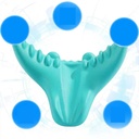 وسادة تدليك الرقبة والكتف بالضغط الجاذبي بتصميم مريح للاسترخاء