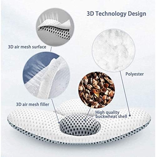 مخدة فايبر لدعم وتصحيح أسفل الضهر والمساعدة علي الاسترخاء اثناء النوم