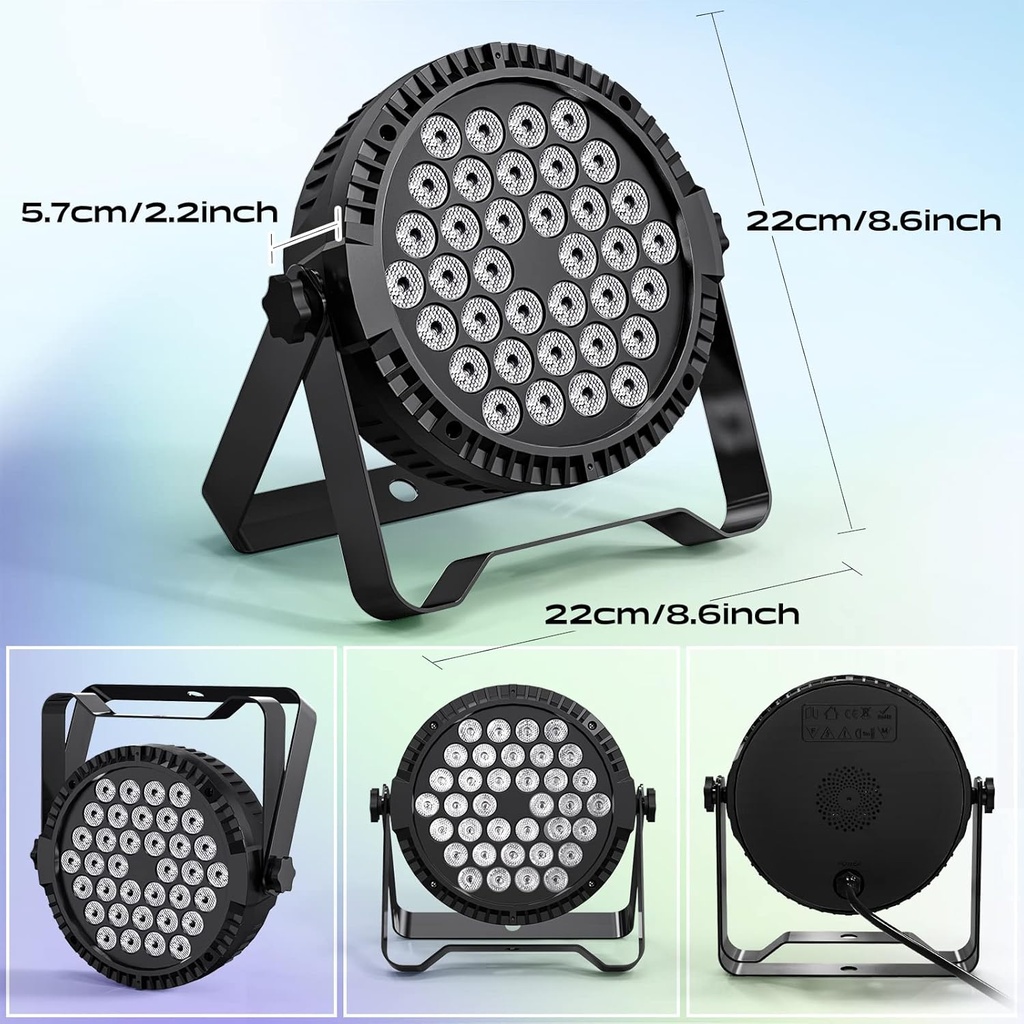 كشاف اضاءة ديسكو متعدد الالوان باضاءة عالية