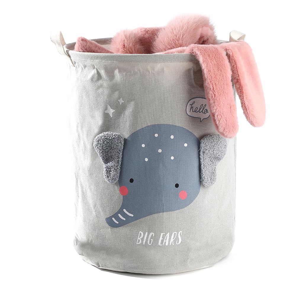 باسكت بتصميم حيوانات لحمل الملابس ولعب الاطفال