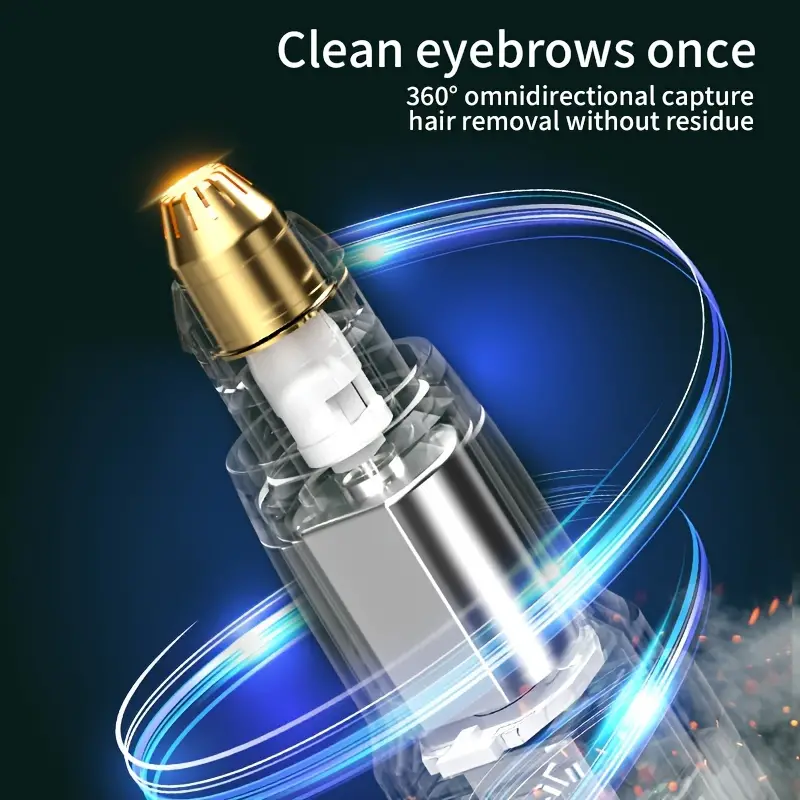 اداة كهربائية مزدوجة لكوي الرموش بجزء مخصص لازالة شعر