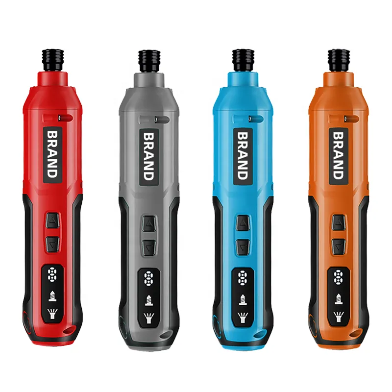 طقم مفك براغي كهربائي لاسلكي 41 قطعة بشاشة ليد – قابل للشحن