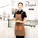 مريلة مطبخ وتربروف ب 4 جيب للحفاظ علي الملابس اثناء طهي الطعام