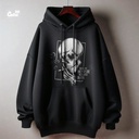 You're My Only Desire In A World On Fire هودي اوفر سايز قطن باللون الاسود للرجال