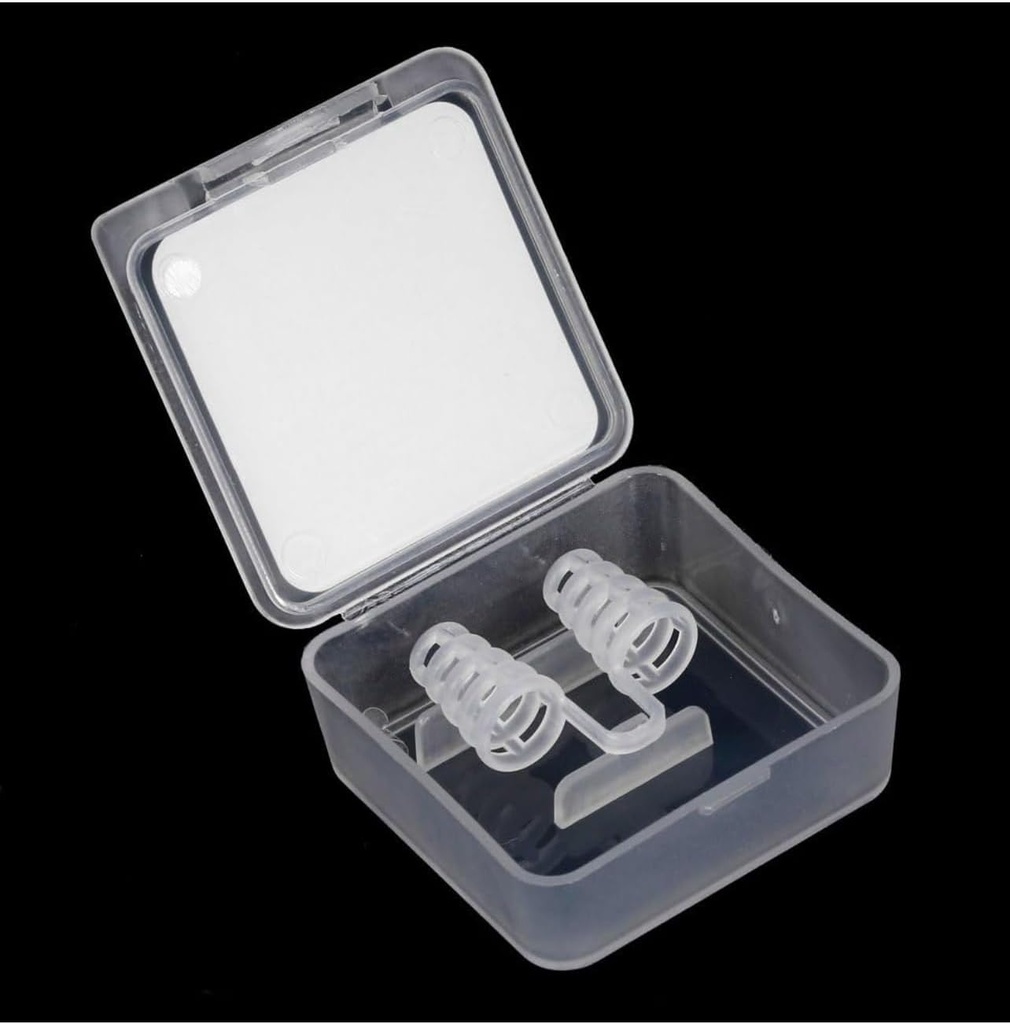 مانع شخير ميني لفتحات الانف لنوم هادئ وتنفس سلس