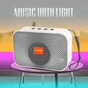 USB مكبر صوت ستيريو مع راديو - يعمل بالبلوتوث وشحن