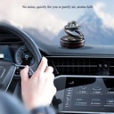 تعمل بالطاقة الشمسية فواحة لتابلوه السيارة على شكل كرة بلورية مزدوجة الحلقات