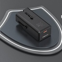 W 30 _ بحجم صغير ومساحة تخزين قابلة للطي Recci RCG-P07 شاحن