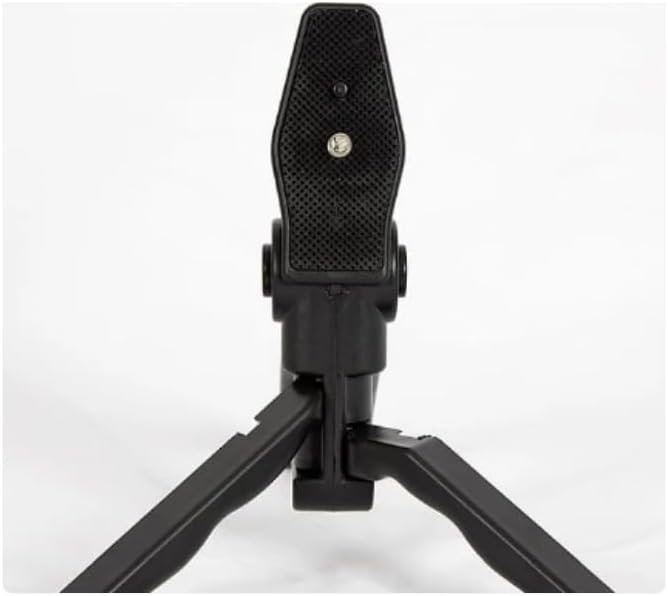 حامل موبايل ثلاثي القوائم بمقبضين مع مايك وإضاءة مزدوجة لتصوير فيديو احترافي