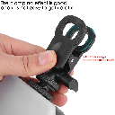 رينج لايت بمشبك دوار ب 3 اضاءات مختلفة مع بكرة لتحديد السطوع الاضاءة