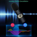 K9 ميكروفون  لاسلكي مزدوج مانع للضوضاء لتصوير الفيديوهات والبث المباشر - تايب سي