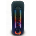 سبيكر مكبر للصوت وتربروف لاسلكي بقدرة 20 وات مع إضاءة ليد - بطارية 3000 ملي امبير