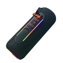 سبيكر مكبر للصوت وتربروف لاسلكي بقدرة 20 وات مع إضاءة ليد - بطارية 3000 ملي امبير