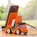 شاحن لاسلكي 5 *1 مع منبة وساعة  _ بقوة 15 واط