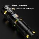 كشاف ليد يدوي للرؤية الليلية قابل التعديل بخاصية الزوم قابل لاعادة الشحن بيو اس بي