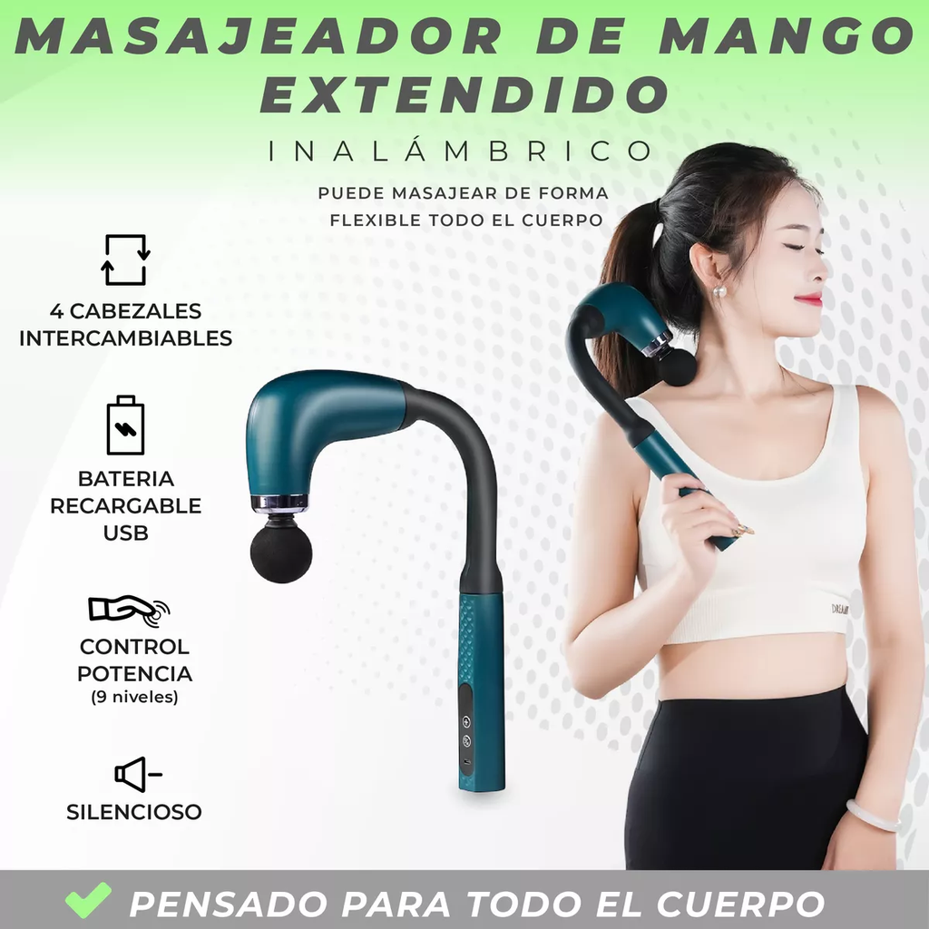 مسدس مساج و تدليك كهربائي للكتف والظهر ب 9 مستويات مختلفة