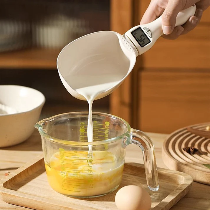 ميزان طعام الكتروني بشاشة ديجيتال شكل معلقة بقدرة 800 جرام