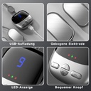 قلادة مساج حرارية معلقة لتدليك الرقبة والكتفين ب 4 اوضاع لاسترخاء العضلات