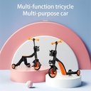 سكوتر أطفال وعجلة  2 في 1  ب ثلاثة عجلات قابلة للتعديل