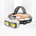 كشاف رأس أمامي  للتخيم يعمل بالشحن بيو اس بي