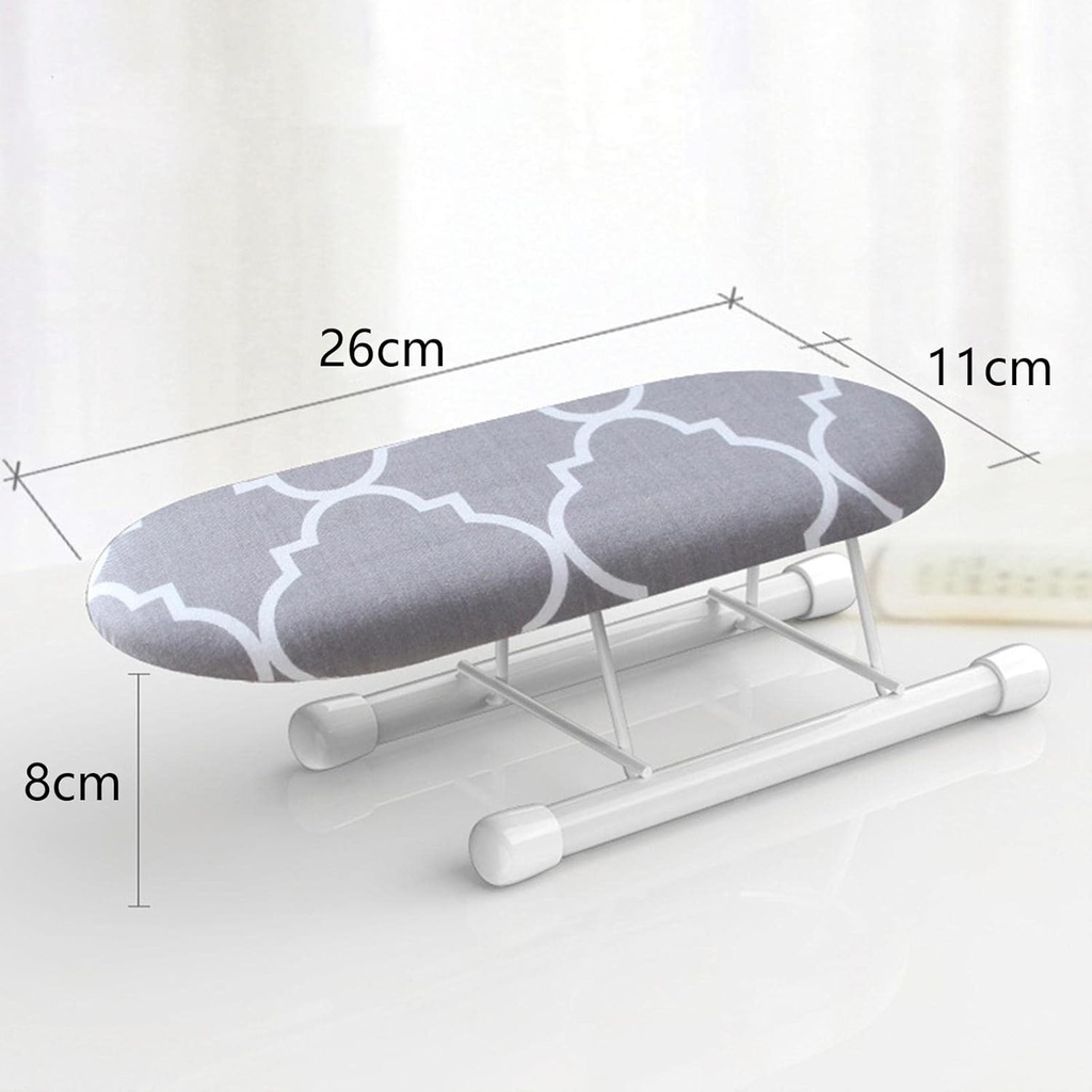 استاند مكواه ميني قابلة للطي لحمل المكواه وكوي الاكمام والياقات 26 سم