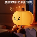 وناسة تاتش شكل يقطين مع  2 اضاءة مختلفة من السيليكون