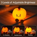 وناسة تاتش شكل يقطين مع  2 اضاءة مختلفة من السيليكون