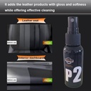 ملمع ومعالج الاجزاء البلاستيكية و الجلدية للسيارة P2اسبراي