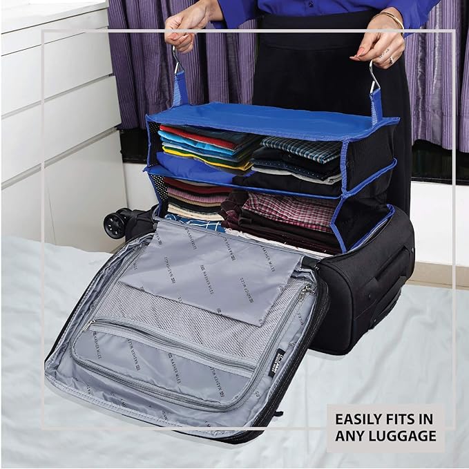 منظم دولاب 4 دور لترتيب الملابس مزود ب2 هوك لسهولة التعليق