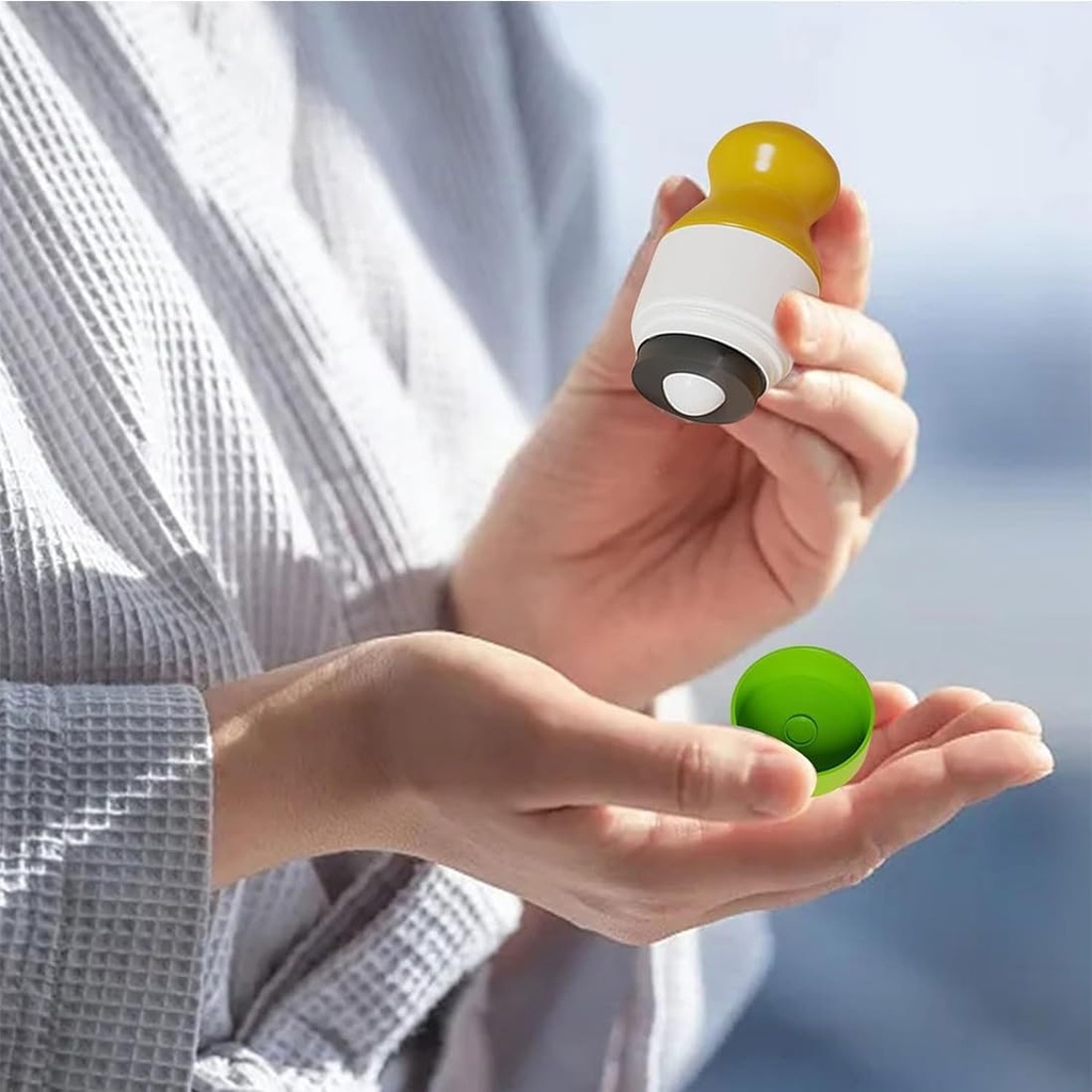 رولر واقي الشمس ببكرة دوارة قابل لاعادة الملئ للسفر والخروجات - 100 مللي