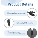 طقم سوست 6 قطع ب 3 احجام مختلفة للجواكت والشنط