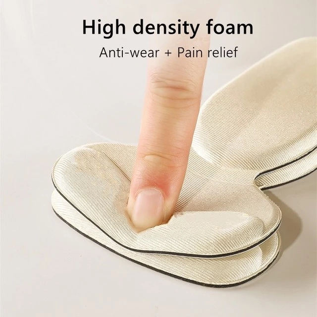 بطانة حذاء داخلية لراحة القدم والحماية من الجروح  ذاتية لاصق - قطعتين
