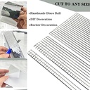 ورق حائط زجاج لاصق لتزيين الحوائط20 *20 سم