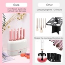 جهاز تجفيف حراري لفرش وإسفنجات الميك اب يعمل بيو اس بي