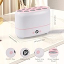 جهاز تجفيف حراري لفرش وإسفنجات الميك اب يعمل بيو اس بي