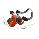 عجلة رياضية بمسند يد لممارسة تمارين الضغط والبطن مع مؤقت ووسادة لحماية الركبة