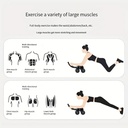 عجلة رياضية بمسند يد لممارسة تمارين الضغط والبطن مع مؤقت ووسادة لحماية الركبة