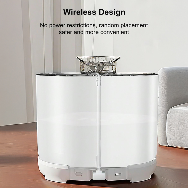 ديسبنسر مياه اتوماتيكي للحيوانات والقطط بنظام فلتره وشحن - 2 لتر