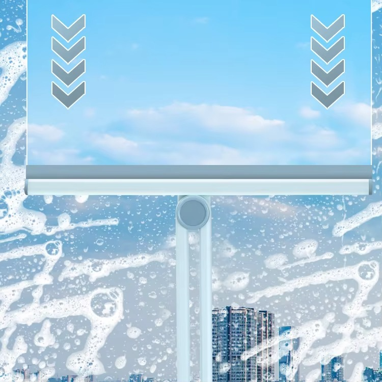 مساحة زجاج قابلة للطي بزوايا 180درجة لتنظيف النوافذ و المرايات