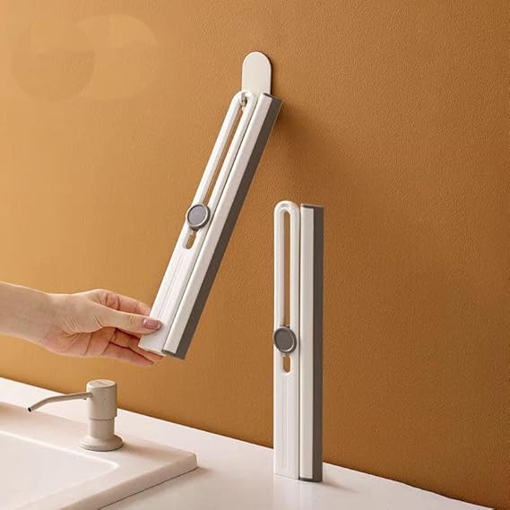 مساحة زجاج قابلة للطي بزوايا 180درجة لتنظيف النوافذ و المرايات