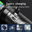 كشاف طوارئ ب 3 اوضاع اضاءة مختلفة مزود بيو اس بي للشحن